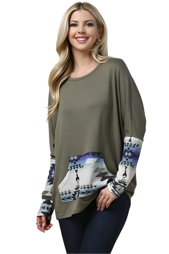 AILEEN TOP - OLIVE