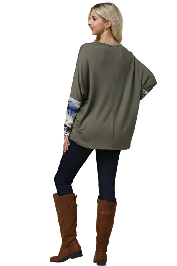 AILEEN TOP - OLIVE